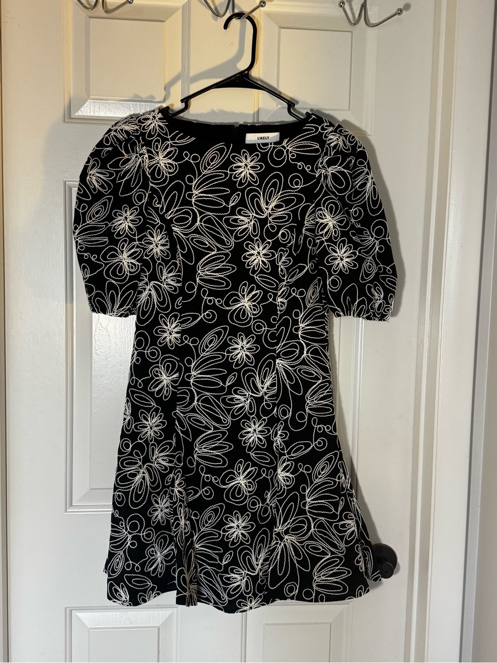 LIKELY Black & White Floral woman’s Dress